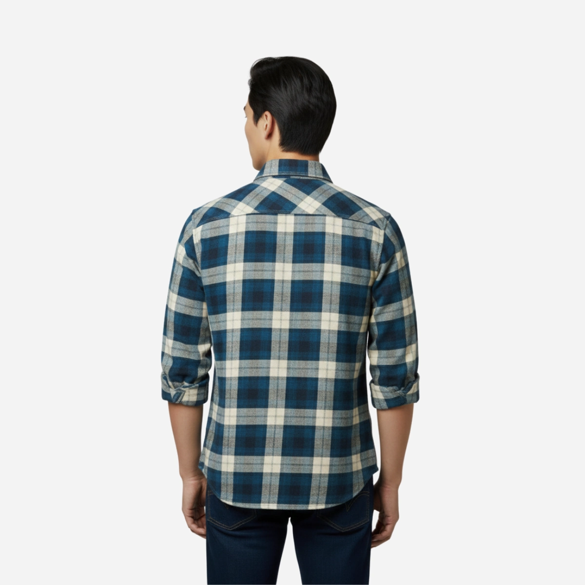 Cozy Explorer Men's Flannel Shirt - Image 2